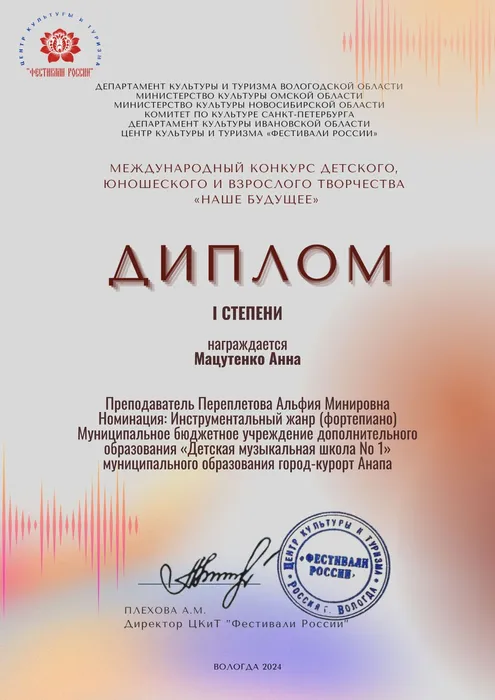 262. Матуценко Анна